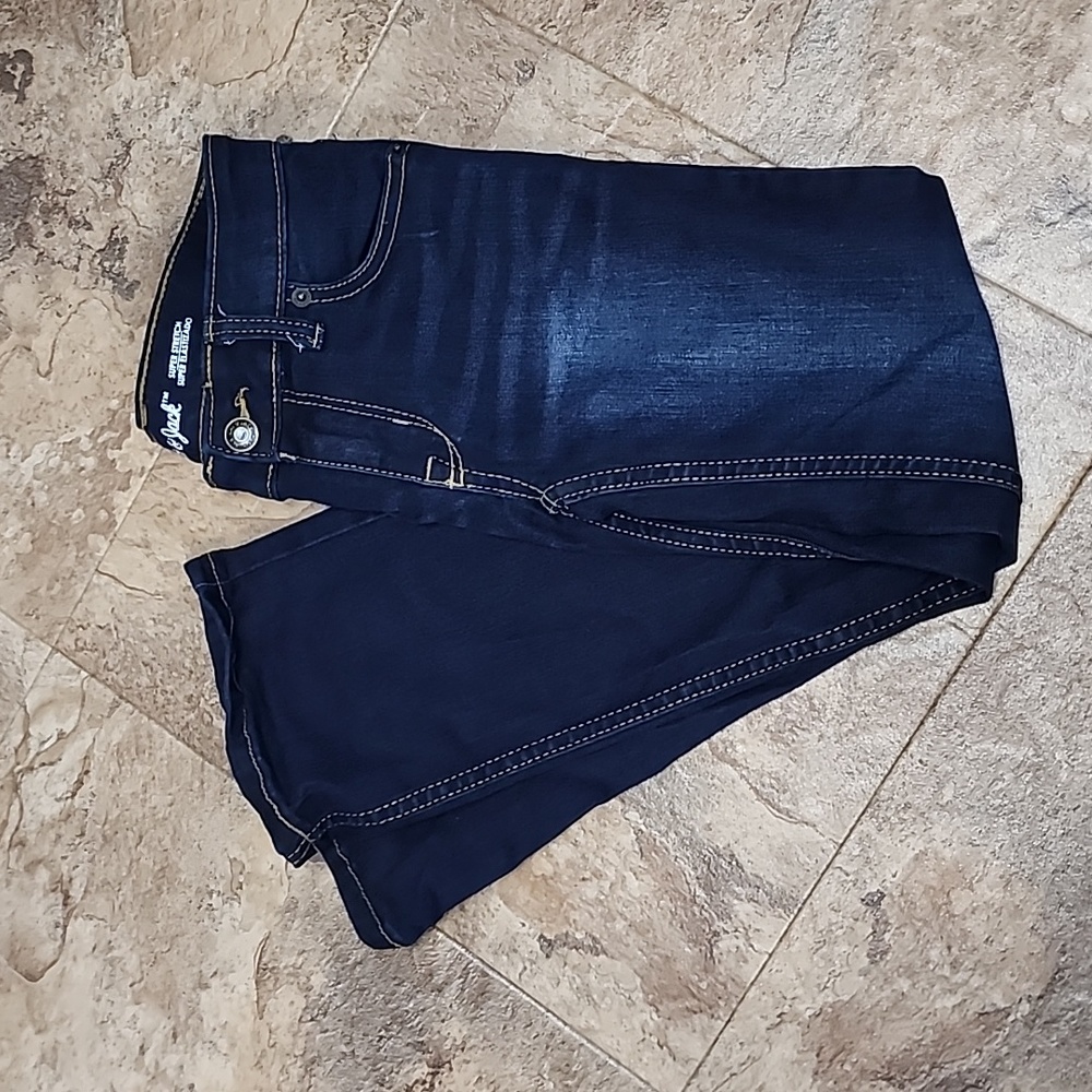 Dark blue jeans